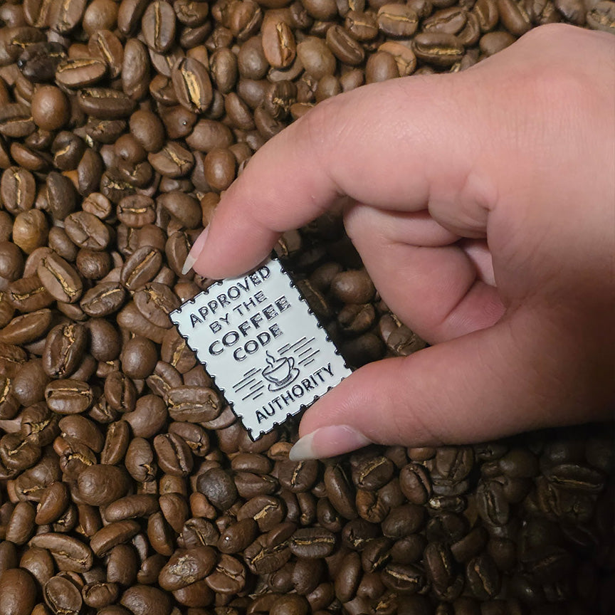 Official Coffee Code Authority Pin