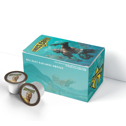 Aquaman™ (12ct K-PODS Box) Sea Salt Caramel Coffee