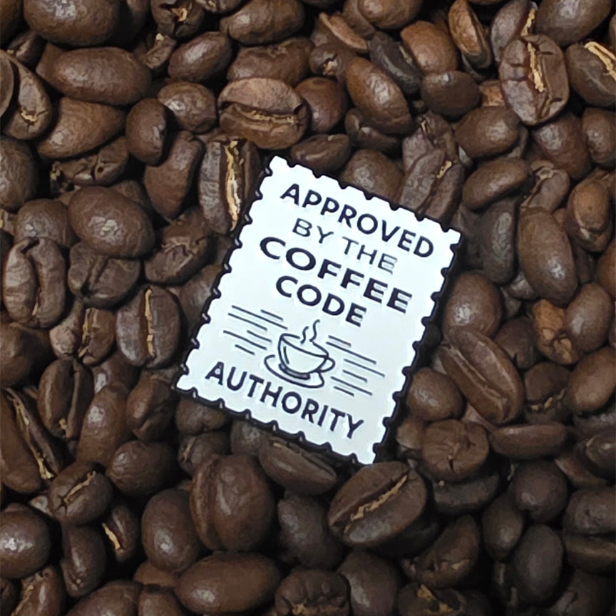 Official Coffee Code Authority Pin