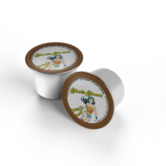 Wonder Woman™ (12ct K-PODS Box) Paradise Island Coconut Pecan Coffee