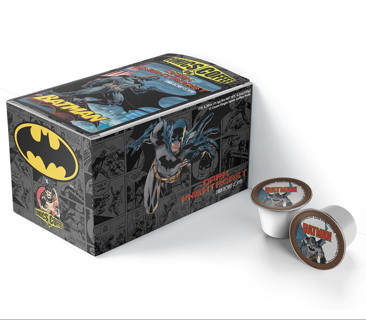 Batman™ (12ct K-PODS Box) Dark Knight Roast Coffee – Heroic Coffee & Tea